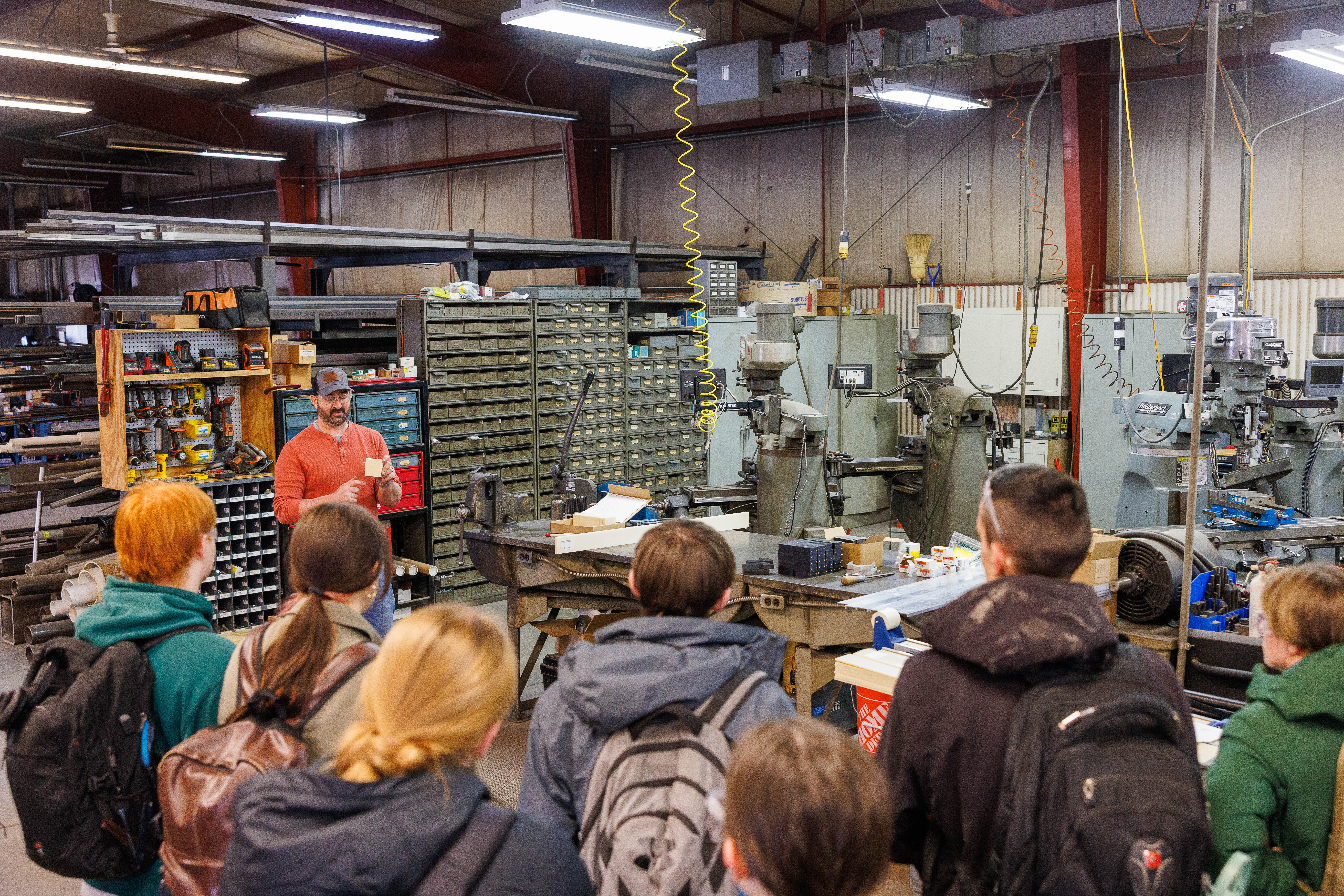 photo of the agriculture machinery shop