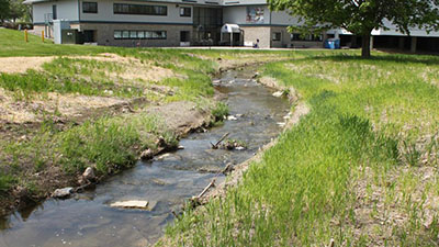 A creek at the Kentucky Horse Park