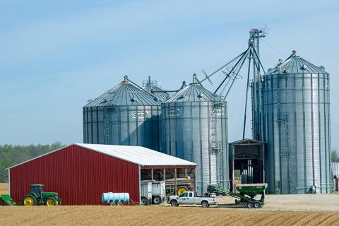 photo of grain storage systems